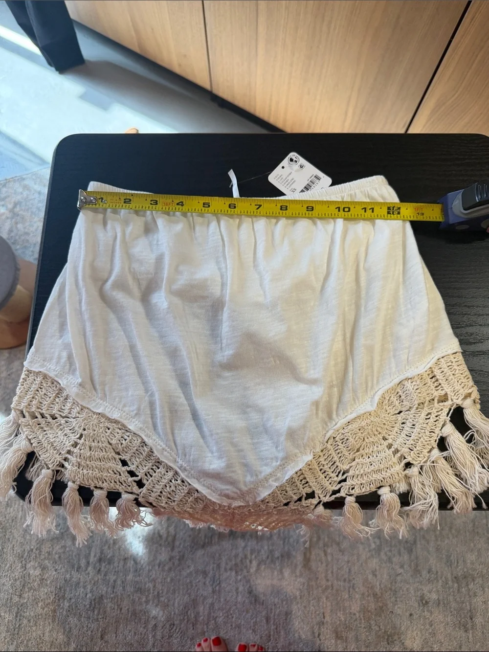 NWT Free People Cream Crochet Tube Top small and large - Picture 6 of 14